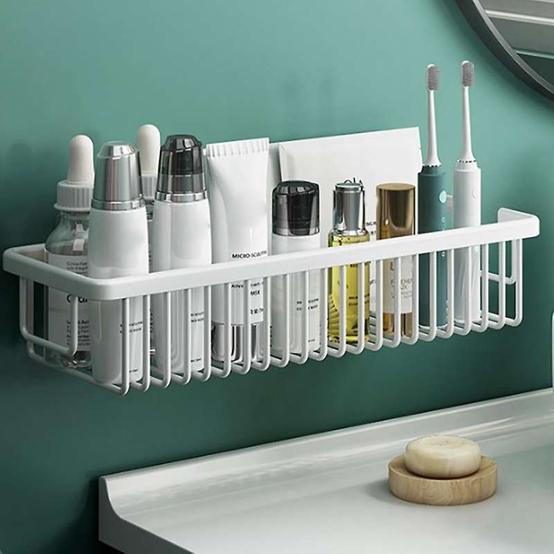 Nordic Bathroom Shelves Shower Basket Shelf Shampoo Holder C
