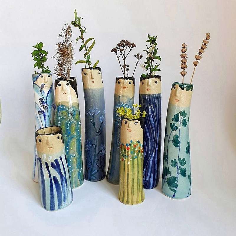 Bohemian Family Vase Home Decoration Humanoid Decorative Vases (2)