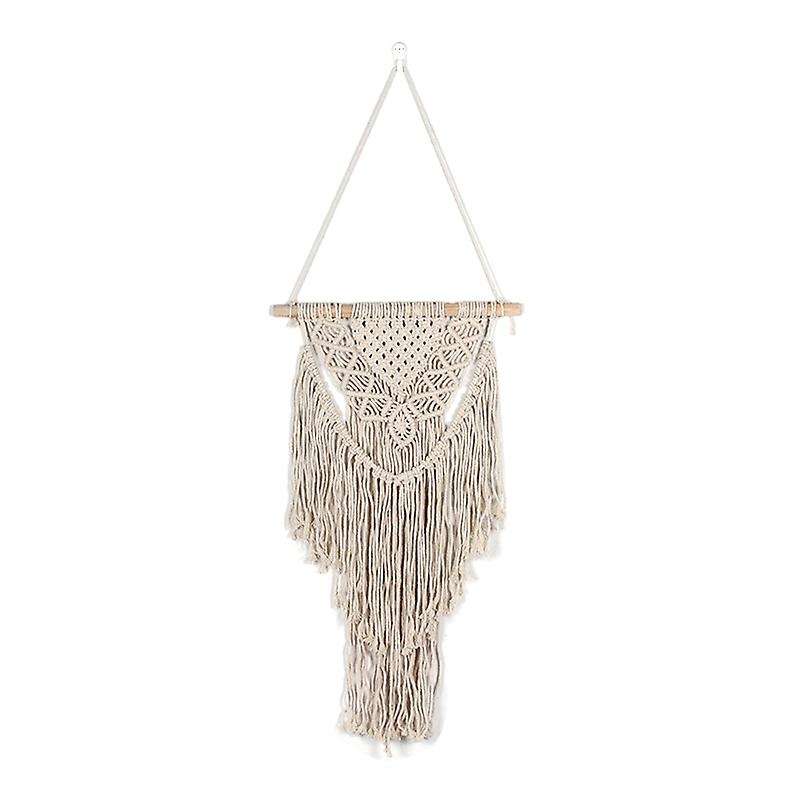 Macrame Wall Hanging Hand Woven Art Macrame Tapestry with Tassel