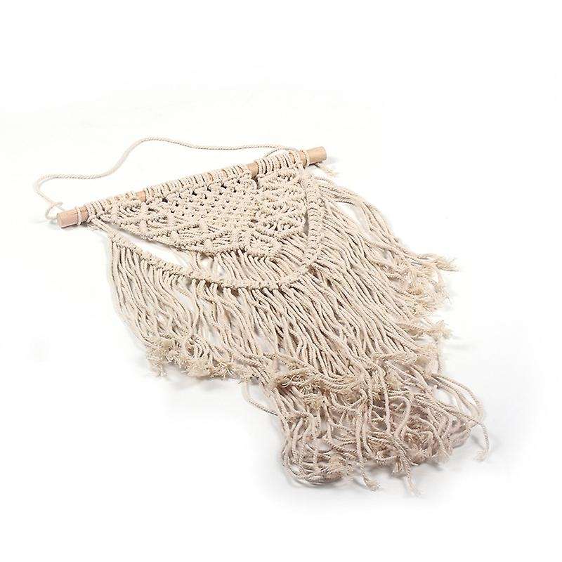 Macrame Wall Hanging Hand Woven Art Macrame Tapestry with Tassel