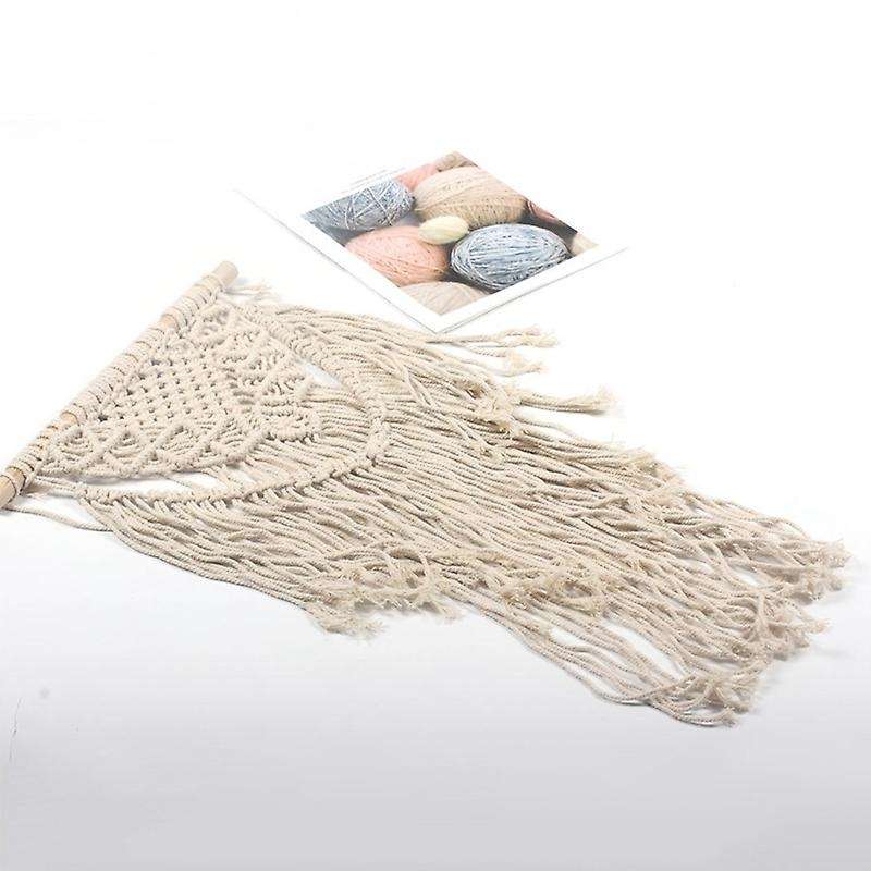 Macrame Wall Hanging Hand Woven Art Macrame Tapestry with Tassel