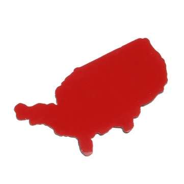 3D Car Auto Stickers Metal USA United States American Map Flag Decal Emblem