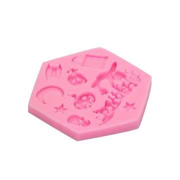 3D Coconut Palm Silicone Mold Fondant Mould Creative Baking Tools Accessories