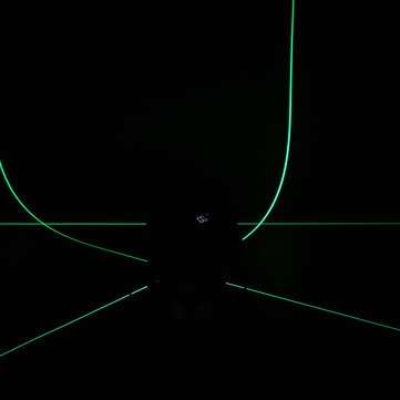 3D Laser Level 12 Lines Green Light 360 Self-levelling Rotary Cross-Line Laser EU Plug