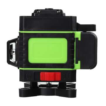 3D Laser Level 12 Lines Green Light 360 Self-levelling Rotary Cross-Line Laser EU Plug