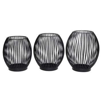 3D Nordic Style Geometric Candlestick Metal Art Candle Holder (SIZE: S)