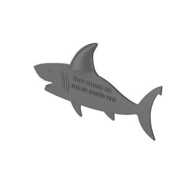 3D Shark Bookmark Stereo Animal Shape Office Stationery Student Supplies Book Page Positioning 1Pcs