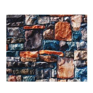 3D Stone Brick Decorative Tapestry Art Wall Hanging Living Room Decor Bedsp... (SIZE 3: 150CMX130CM)