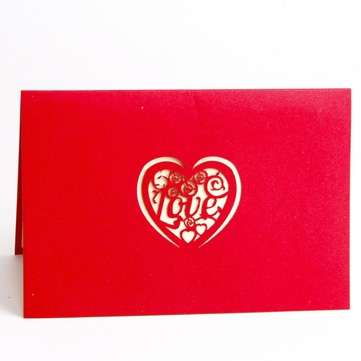 3D Stereoscopic Handmade Greeting Cards Mother`s Day Holiday Wishes Card