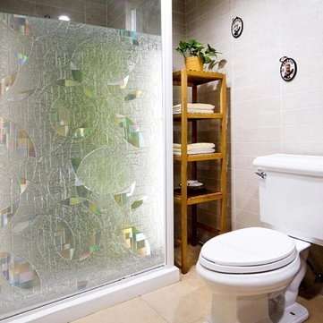 3D UV Absorber Frosted Bathroom Kitchen Window Stickers