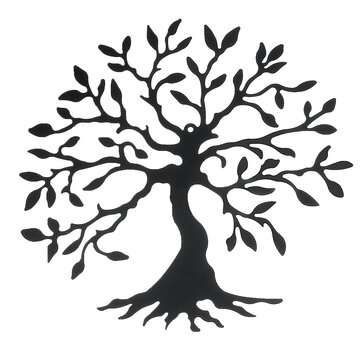 3D Wall Hanging Decorations Tree of Life Iron Art Home Hanging Ornament Iron Tree Wall Decoration