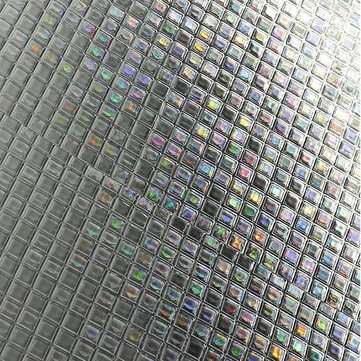 3D Window Privacy Film Static Decor Film Non-Adhesive Colorful Under Sunshine
