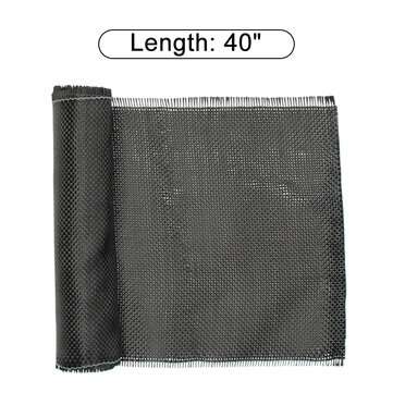 3K 200gsm Carbon Fiber/Fibre Cloth Black Cloth Fabric Twill Weave (LENGTH: 100CM)