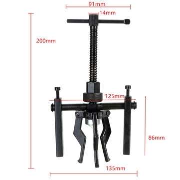 3-Jaw Inner Bearing Puller Tool Kit Inner Hole Bearing Pull Maintenance