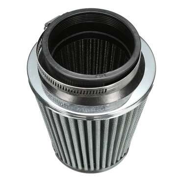 3Inch 75mm Car Air Filter Clean Intake High Flow Short RAM/COLD Round Cone Heavy Metal Alloy