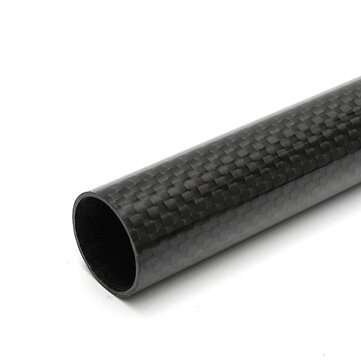 3K 18mm x 20mm x 500mm Roll Wrapped Carbon Fiber Tube