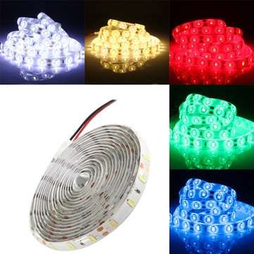3M 36W DC 12V 180 SMD 5630 Waterproof White/Warm White/Red/Green/Blue LED Strip Fle... (COLOR.: RED)