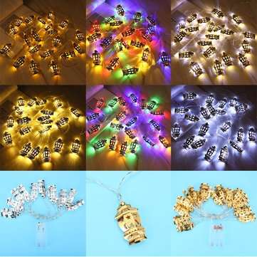 3M 20PCS Battery Powered Gold Sliver Palace Eid Ramadan... (COLOR.: WARMWHITE | SHELL COLOR: SLIVER)