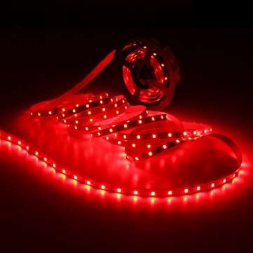 3M SMD 2835 Non-waterproof USB LED Strip Party Light TV PC Background Backlight DC5V (COLOR.: RED)