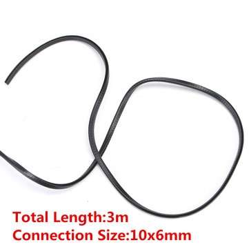 3m Long Rubber Seal Ring Strip Edge Protector Anti-scratch U Type for Door Window