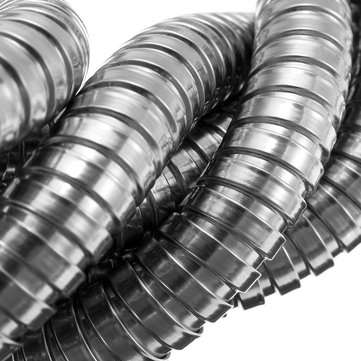 3M Stainless Steel Shower Hose Soft Shower Water Pipe Flexible Bathroom Water Pipe Silver Plumbing H