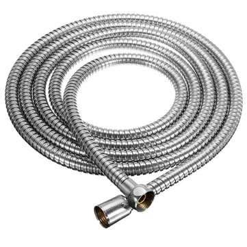 3M Stainless Steel Shower Hose Soft Shower Water Pipe Flexible Bathroom Water Pipe Silver Plumbing H
