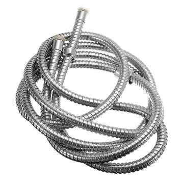 3M Stainless Steel Shower Hose Soft Shower Water Pipe Flexible Bathroom Water Pipe Silver Plumbing H