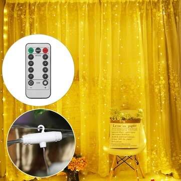 3M*1M 3M*3M USB LED Curtain Window String Light with Hook Up I... (LENGTH: 3M*1M | COLOR.: COLORFUL)