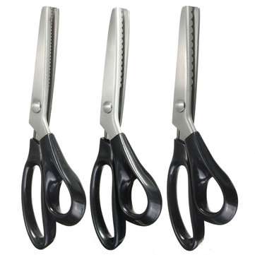 3MM 5MM 7MM Pinking Shears Arc-gear Scissors Sewing Craft Upholstery Tailor Zig Zag... (LENGTH: 7MM)