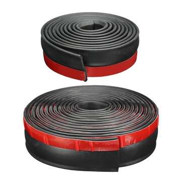 3m/5m/5.5m Garage Door Seal Bottom Rubber Weatherproof Weather Door Window Sealing Stri... (TYPE: B)