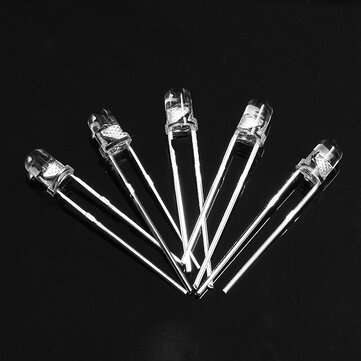 3mm 2.5-3.2V RGB Bright Colorful Flash LED F3 Light Emitting Diode For Christmas Tree Kit