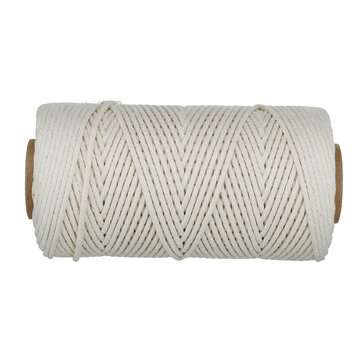 3mm Baumwolle Schnur Seil Faden Garn Hkeln Makramee Baumwollschnur Rolle +Stock