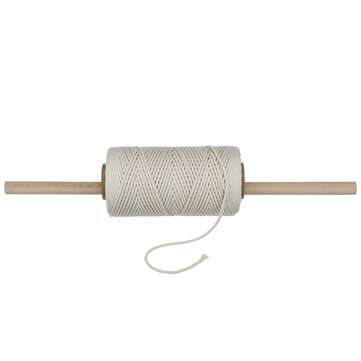 3mm Baumwolle Schnur Seil Faden Garn Hkeln Makramee Baumwollschnur Rolle +Stock