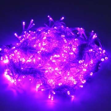 3Mx3M 300 LED White Bulb Fairy String Light Curtain Lamp Wedding Party Wedding D... (COLOR.: PURPLE)