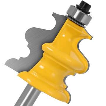 3PC 8mm Shank Architectural Cemented Carbide Molding Router Bit Trimming Wood Milling Cutter for Woo
