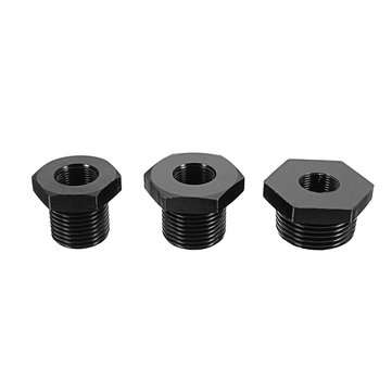 3pc Automotive Oil Filter Threaded Adapter 1/2-28 to 3/4-16 13/16-16 3/4 NPT