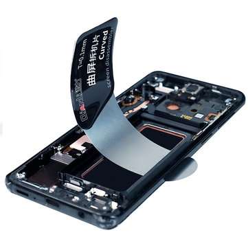 3Pcs 0.1mm Ultra Thin Phone Pry Spudger Disassembling Card Dedicated for Curved Screen for Samsung i