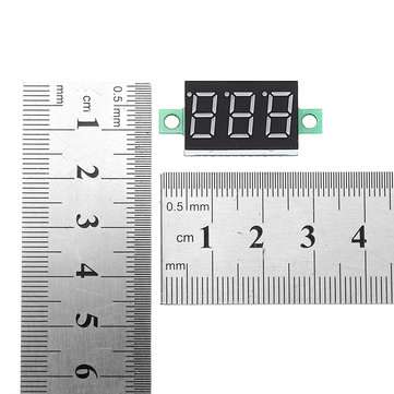 3pcs 0.36 Inch DC0V-32V Red LED Digital Display Voltage Meter Voltmeter Reverse Connection Protectio