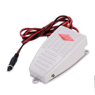 3Pcs 1.5M Foot Switch Pedal Metal Aluminum Shell Pedal Belt with Connector Foot Control for Spot Wel