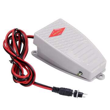 3Pcs 1.5M Foot Switch Pedal Metal Aluminum Shell Pedal Belt with Connector Foot Control for Spot Wel