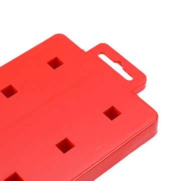 3pcs 1/4 3/8 1/2 Inch Socket Tray Set SAE Rail Rack Holder Storage Organizer Shelf Stand Socket Hold