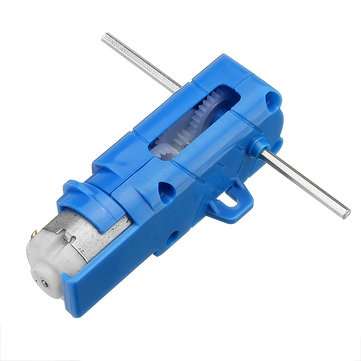 3pcs 1:28 Blue Hexagonal Axis 130 Motor Gearbox for DIY Chassis Car Model