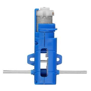 3pcs 1:28 Blue Hexagonal Axis 130 Motor Gearbox for DIY Chassis Car Model