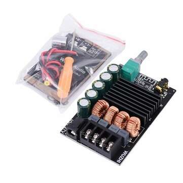 3Pcs 1002 HIFI 2x100W TPA3116 AUX+ bluetooth 5.0 HIFI High Power Digital Amplifier Stereo Board AMP