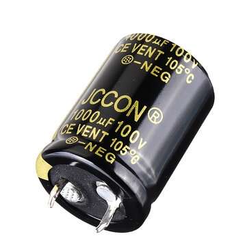 3Pcs 1000UF 100V 22x30mm Radial Aluminium Electrolytic Capacitor High Frequency 105C