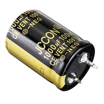 3Pcs 1000UF 100V 22x30mm Radial Aluminium Electrolytic Capacitor High Frequency 105C