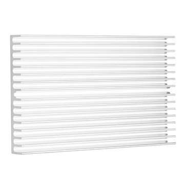 3pcs 100x60x10mm Short Toothed Aluminum Alloy Heat Sink Radiator