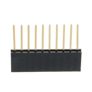 3pcs 10P 2.54MM Stackable Long Connector Female Pin Header