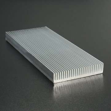 3pcs 100x41x8mm Aluminum Heat Sink Heat Sink Cooler For High Power LED Amplifier Transistor Cooling