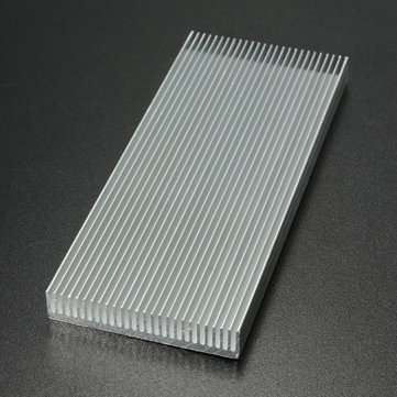 3pcs 100x41x8mm Aluminum Heat Sink Heat Sink Cooler For High Power LED Amplifier Transistor Cooling